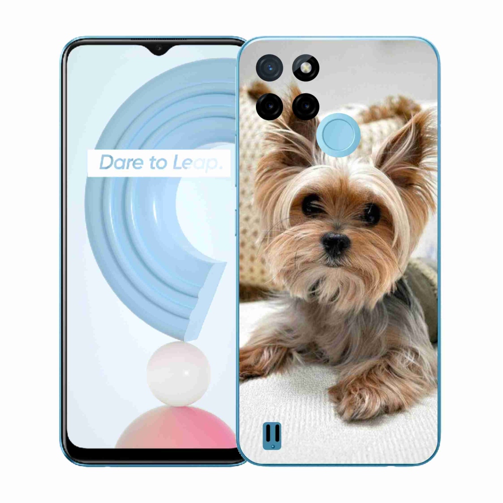 Gelový kryt mmCase na Realme C21Y/C25Y - jorkšír 5