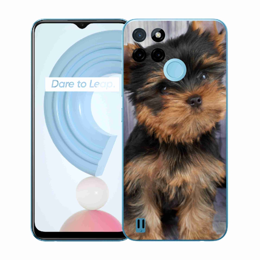Gelový kryt mmCase na Realme C21Y/C25Y - jorkšír 9