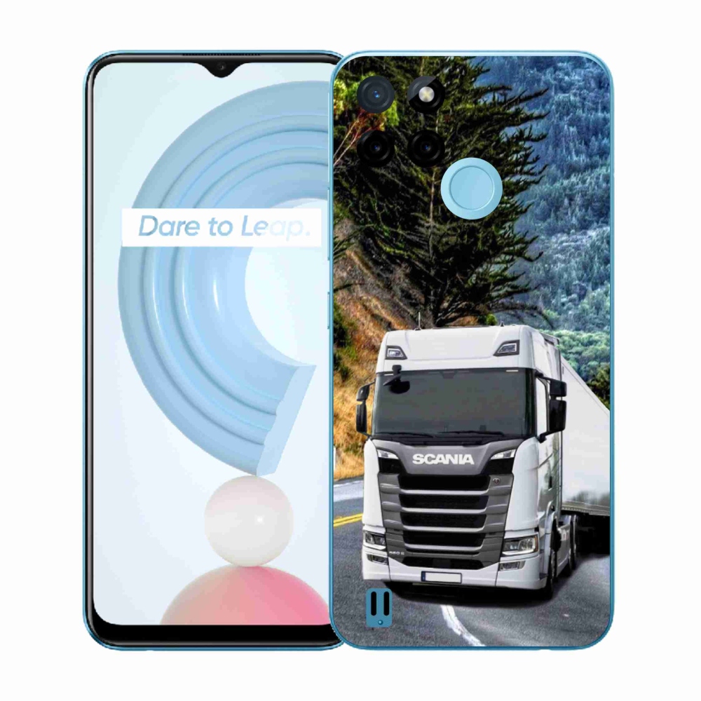 Gelový kryt mmCase na Realme C21Y/C25Y - kamion 1