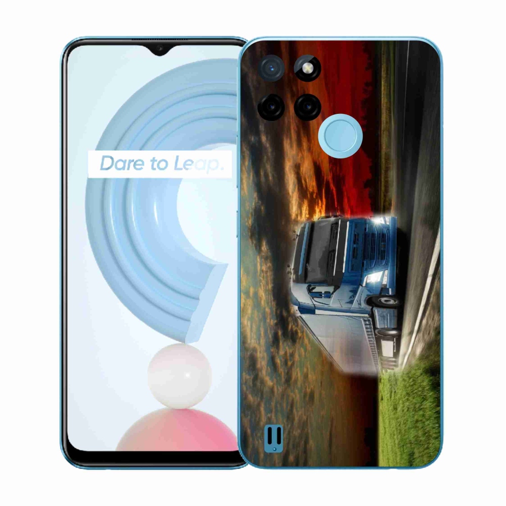 Gelový kryt mmCase na Realme C21Y/C25Y - kamion 4