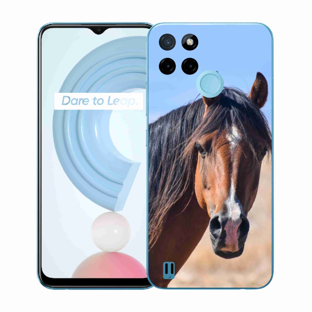 Gelový kryt mmCase na Realme C21Y/C25Y - klidný kůň