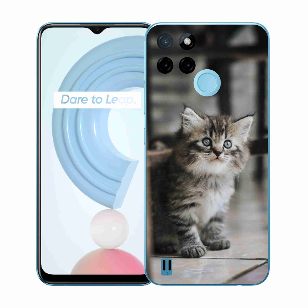 Gelový kryt mmCase na Realme C21Y/C25Y - koťátko