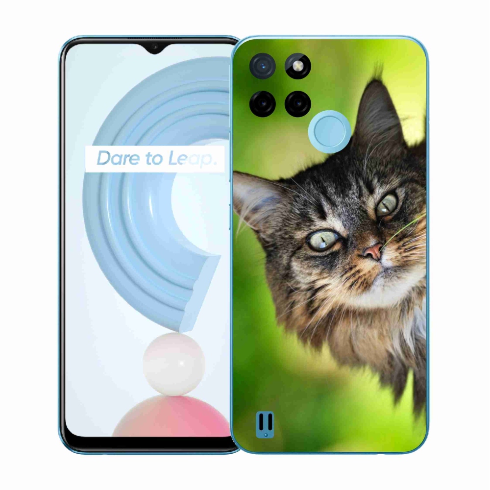 Gelový kryt mmCase na Realme C21Y/C25Y - kočka 3