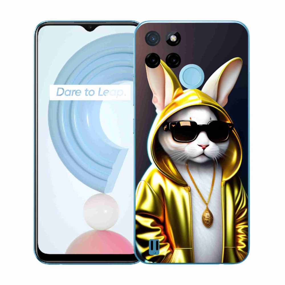 Gelový kryt mmCase na Realme C21Y/C25Y - kočka boss