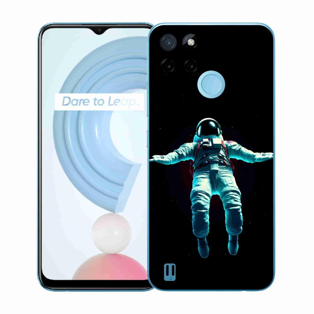 Gelový kryt mmCase na Realme C21Y/C25Y - kosmonaut