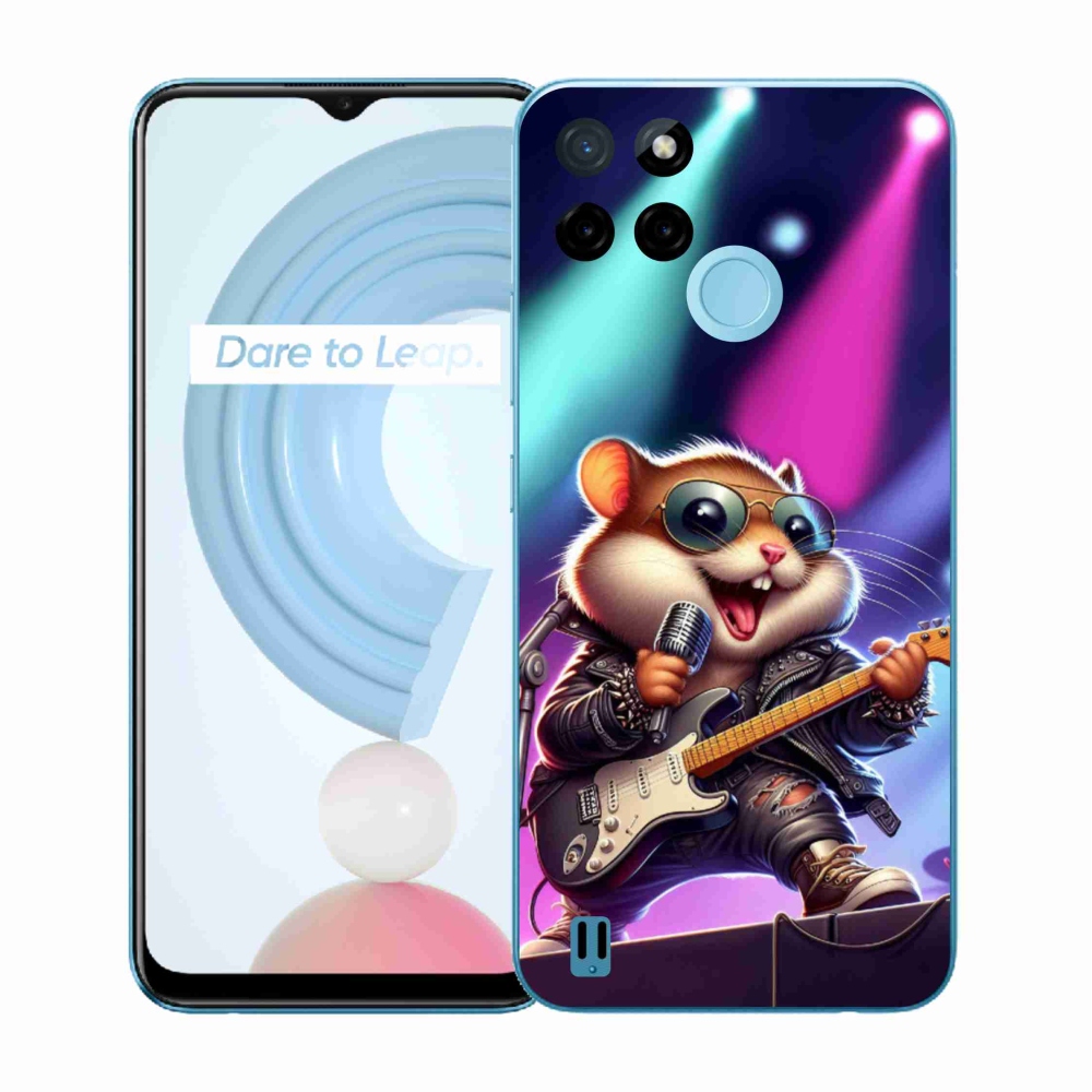 Gelový kryt mmCase na Realme C21Y/C25Y - křeček rocker