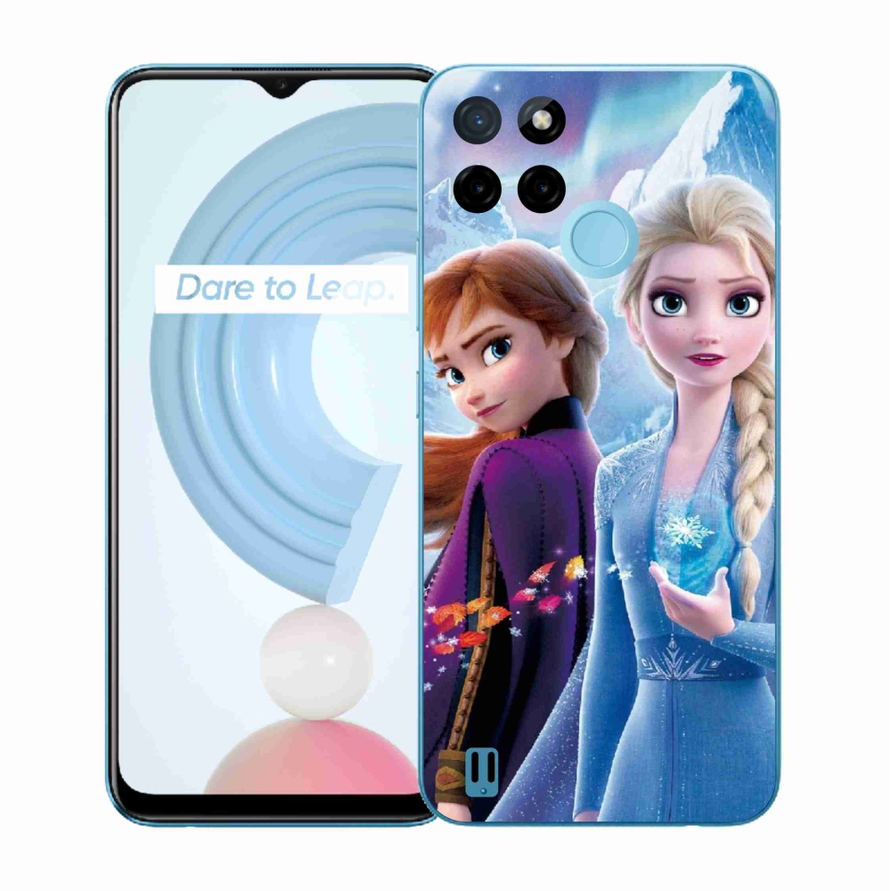 Gelový kryt mmCase na Realme C21Y/C25Y - ledové království 3
