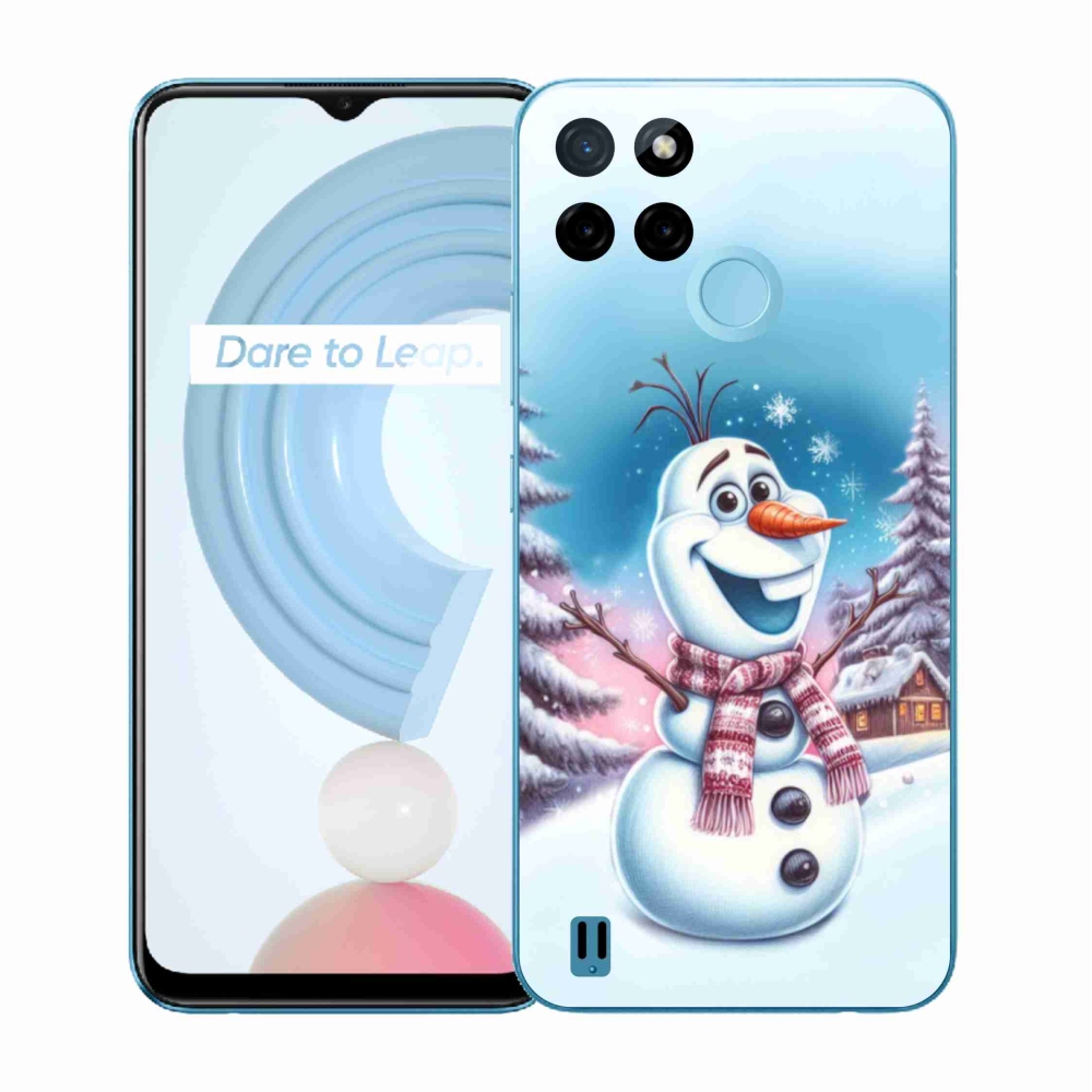 Gelový kryt mmCase na Realme C21Y/C25Y - ledové království