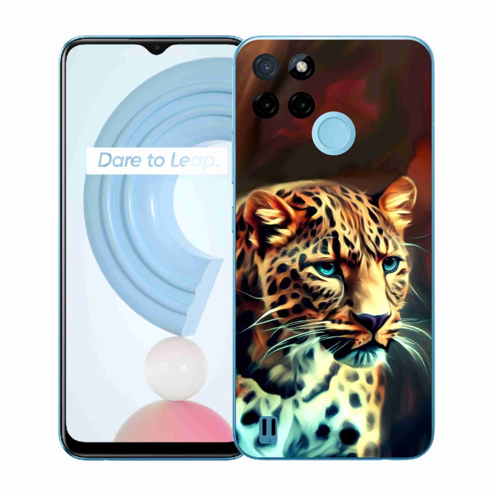 Gelový kryt mmCase na Realme C21Y/C25Y - leopard