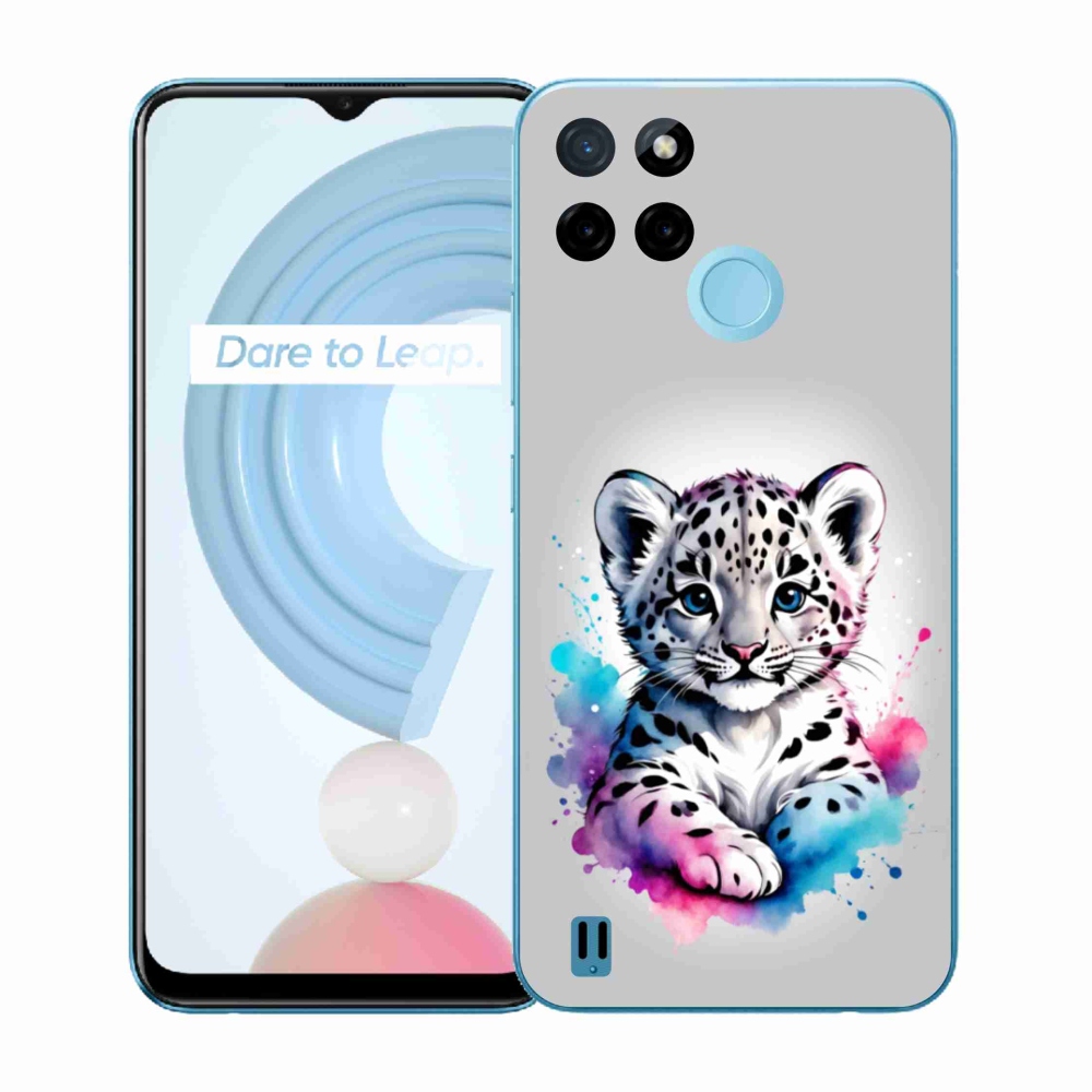 Gelový kryt mmCase na Realme C21Y/C25Y - levhartí mládě