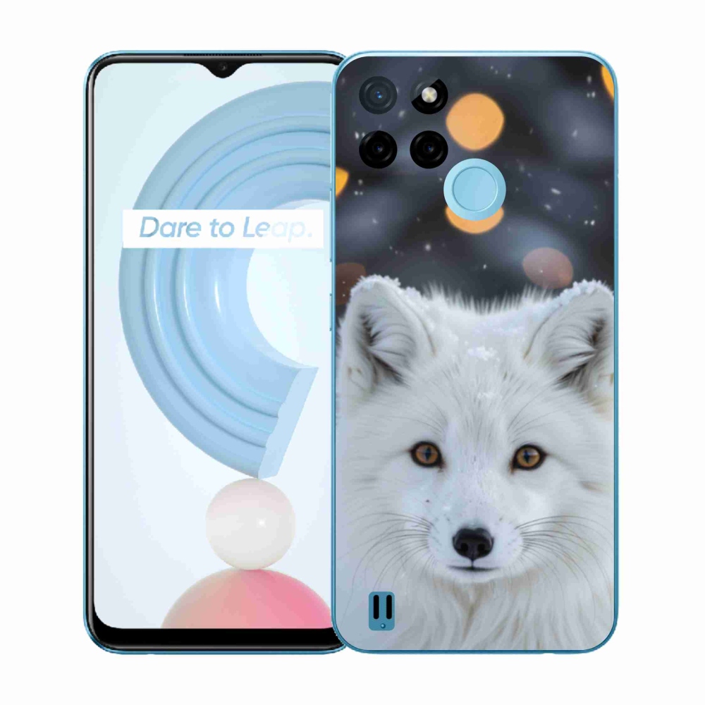 Gelový kryt mmCase na Realme C21Y/C25Y - liška polární