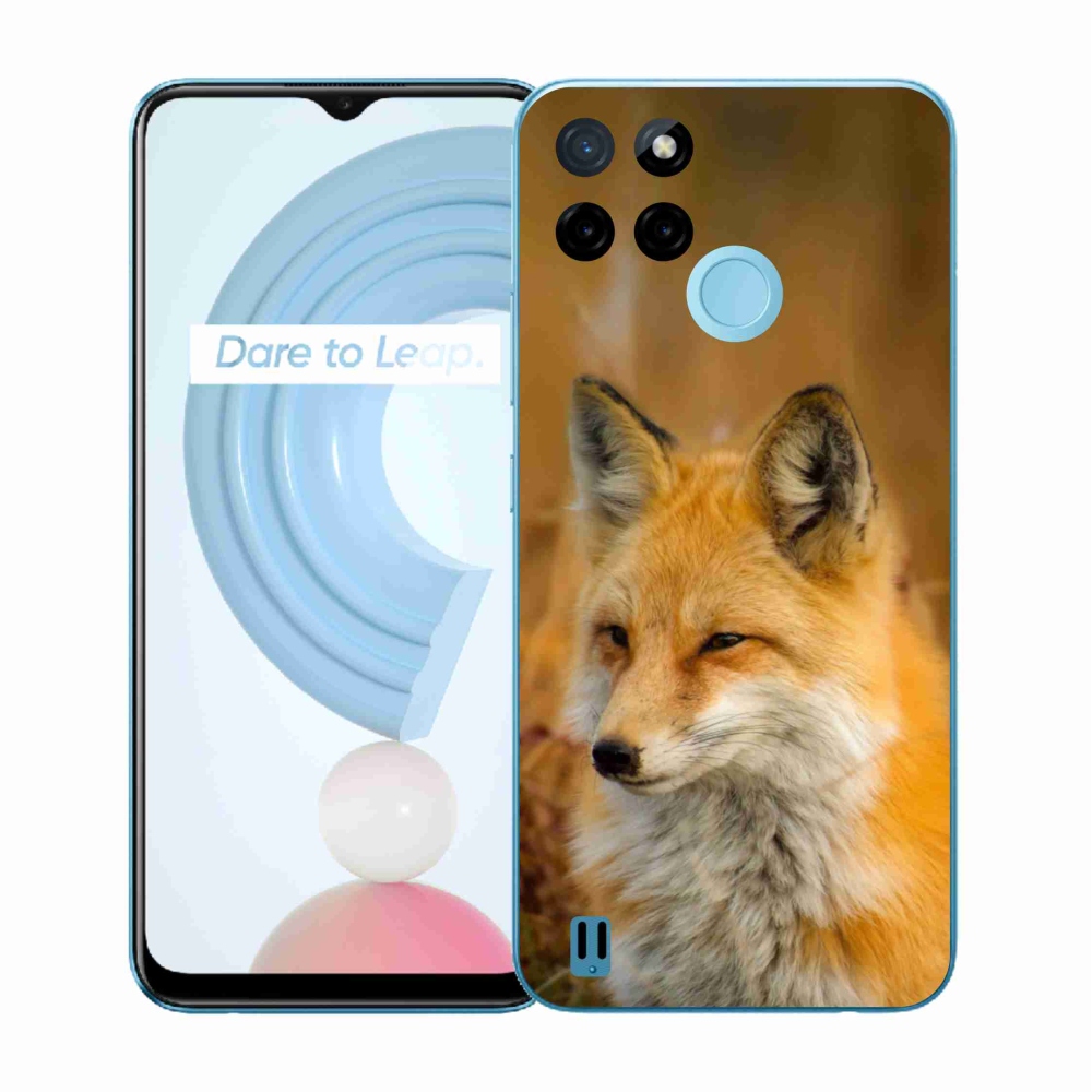 Gelový kryt mmCase na Realme C21Y/C25Y - liška