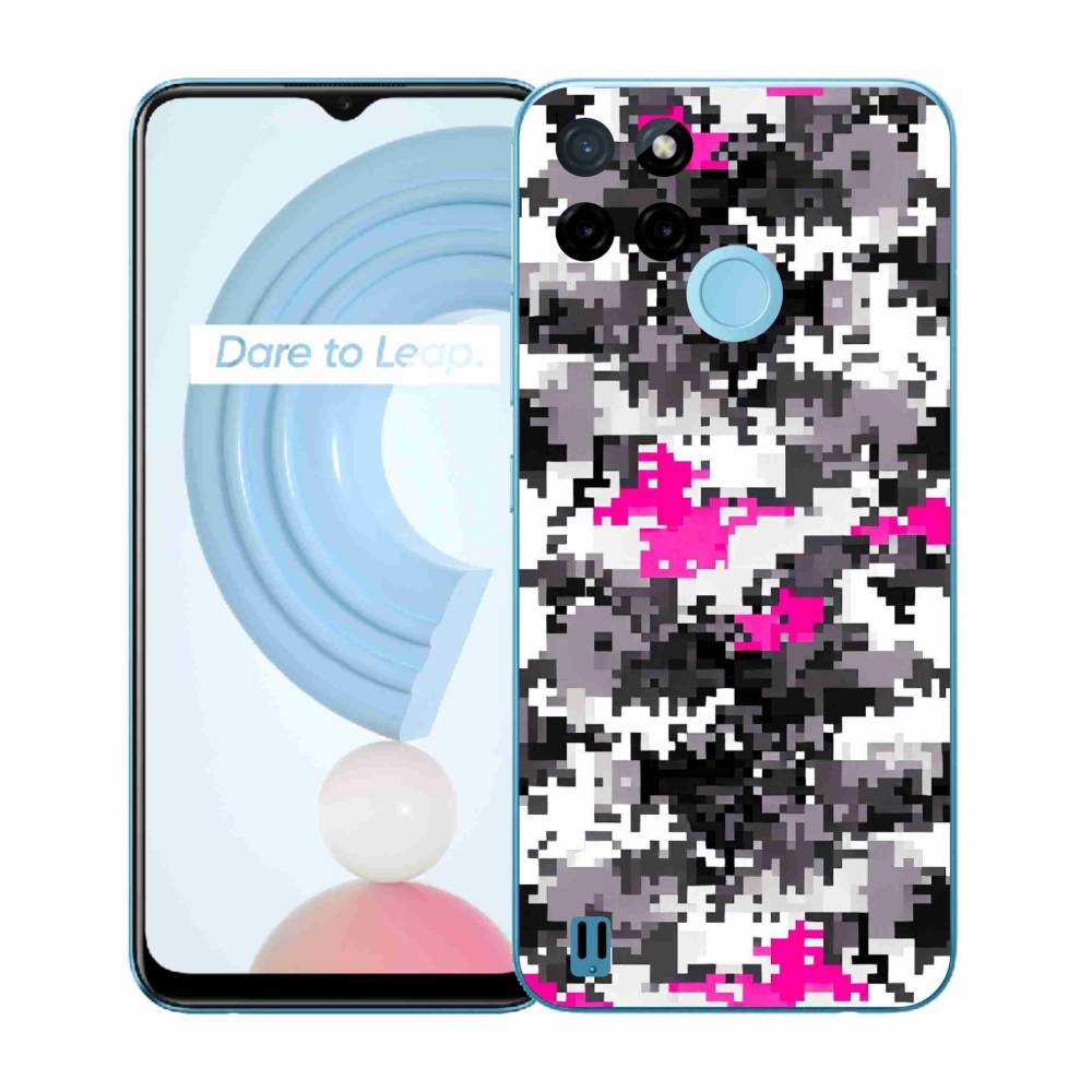 Gelový kryt mmCase na Realme C21Y/C25Y - maskáčový vzor 4