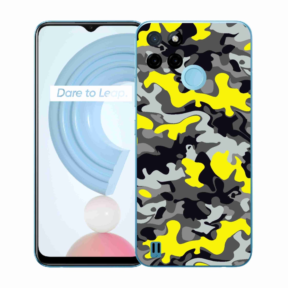 Gelový kryt mmCase na Realme C21Y/C25Y - maskáčový vzor 6