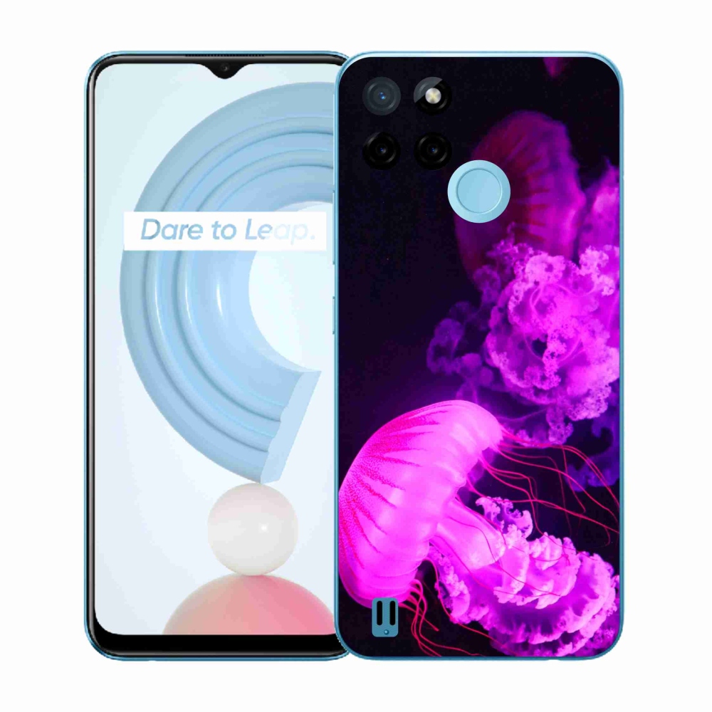 Gelový kryt mmCase na Realme C21Y/C25Y - medúza 1