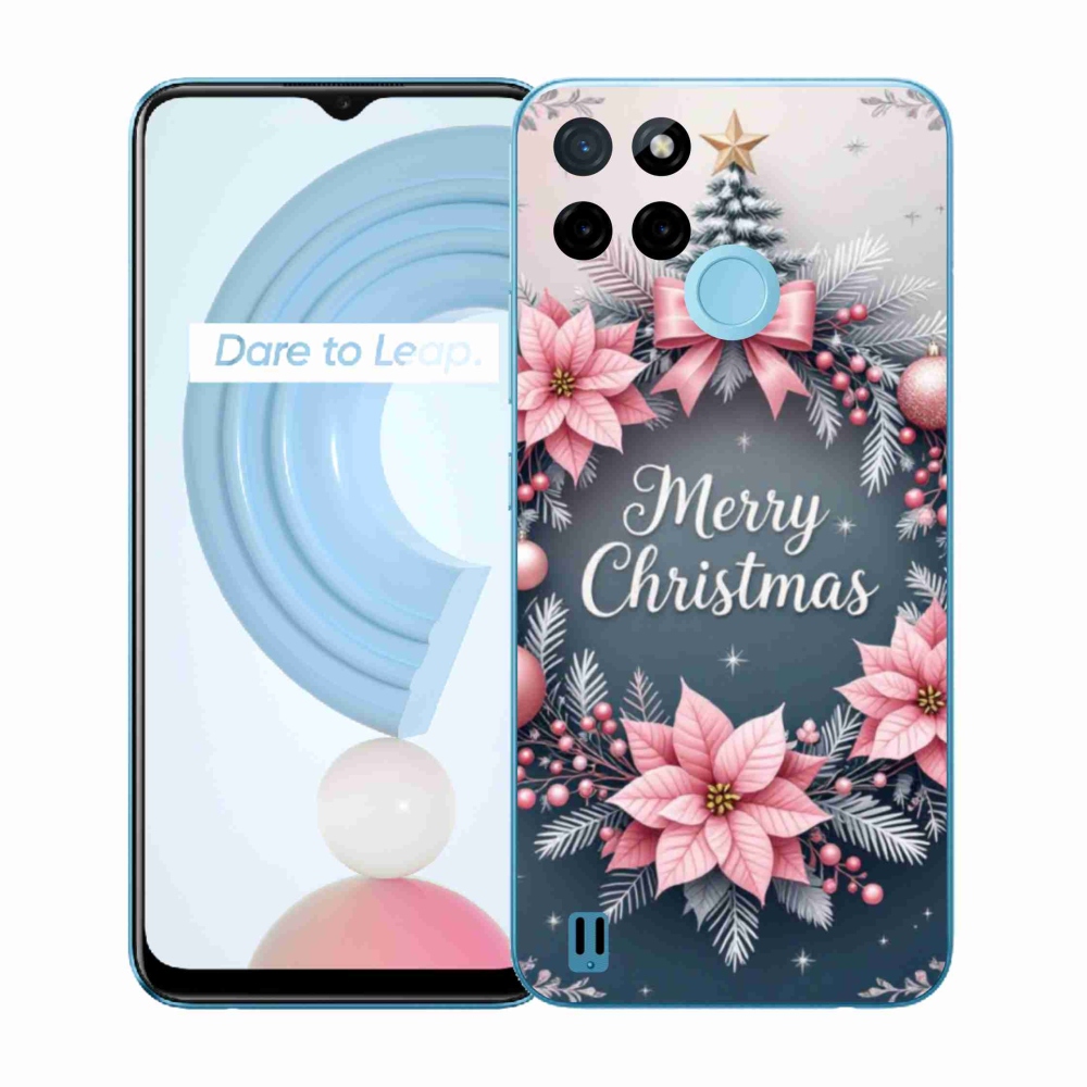 Gelový kryt mmCase na Realme C21Y/C25Y - merry christmas
