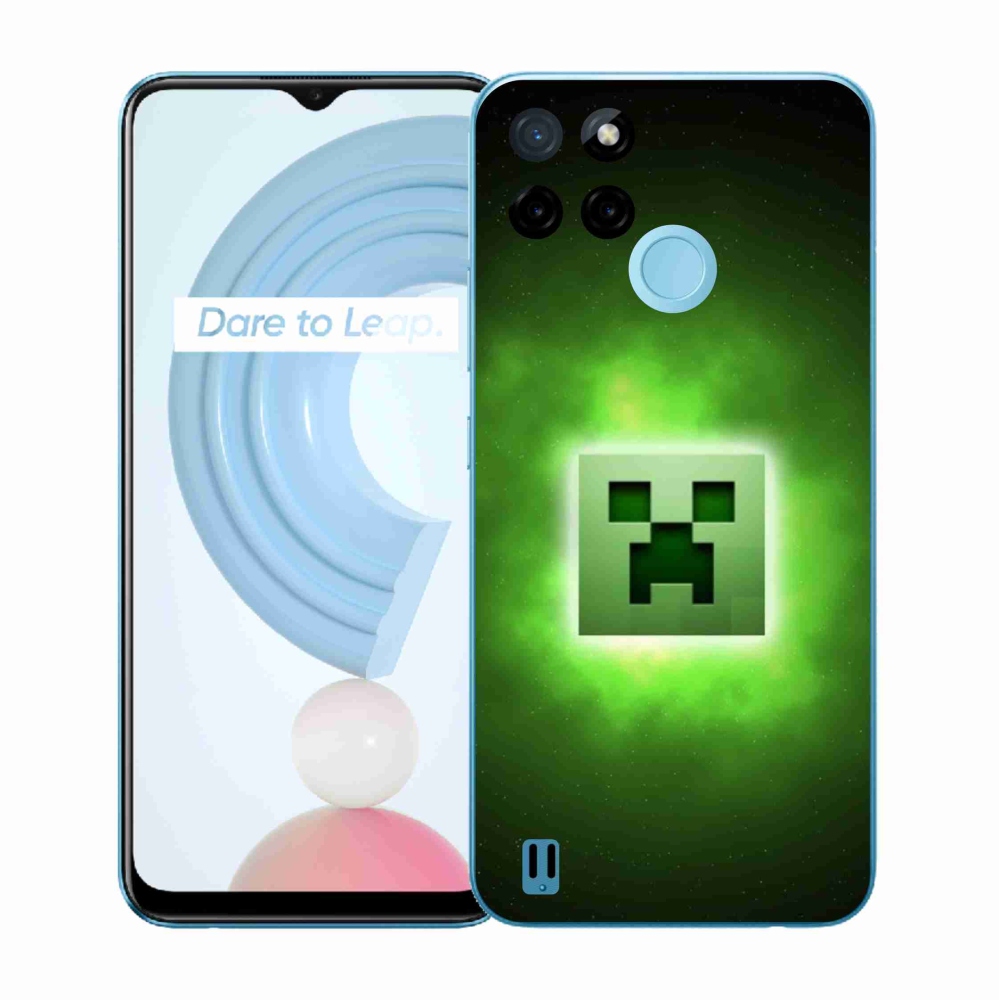Gelový kryt mmCase na Realme C21Y/C25Y - minecraft
