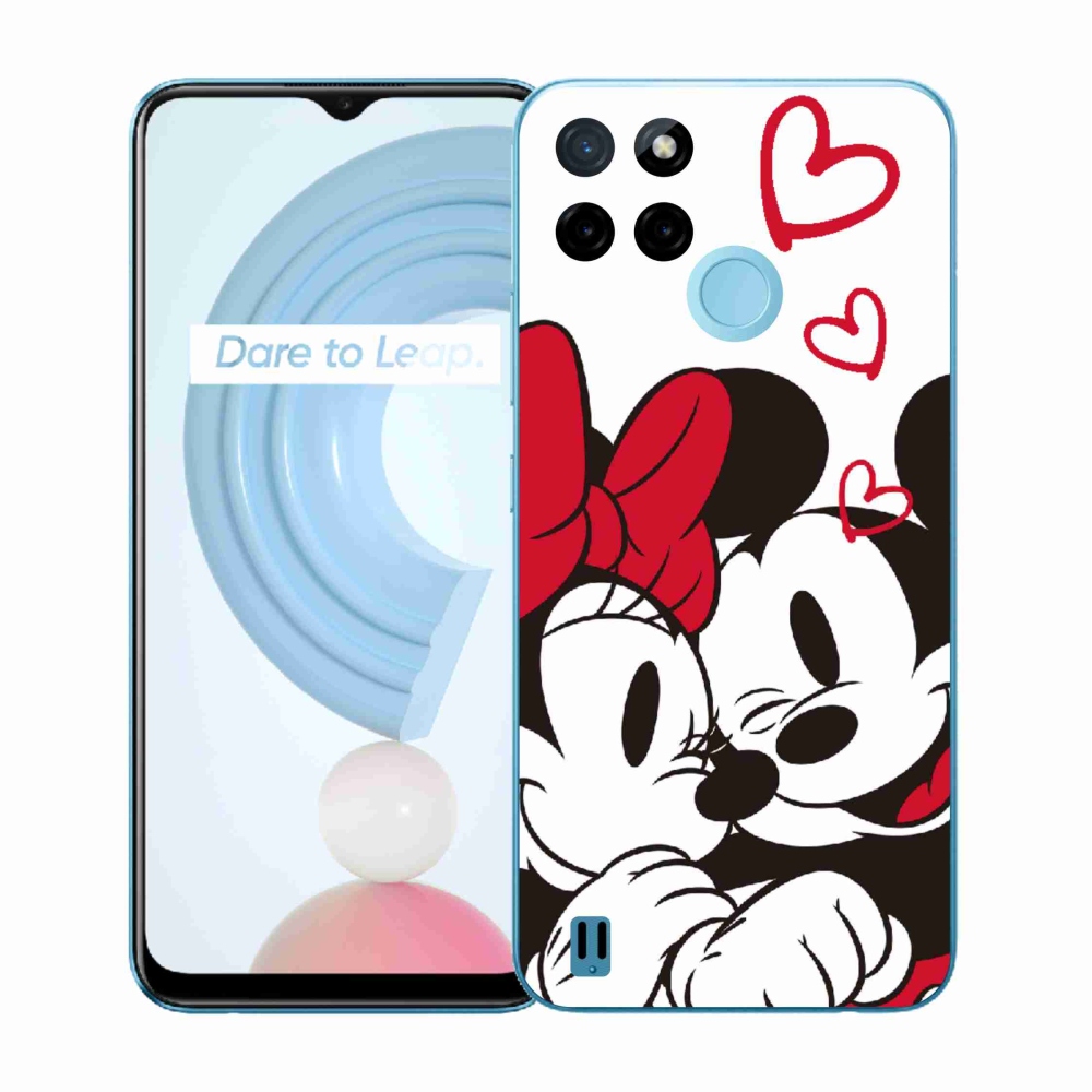 Gelový kryt mmCase na Realme C21Y/C25Y - minnie a mickey