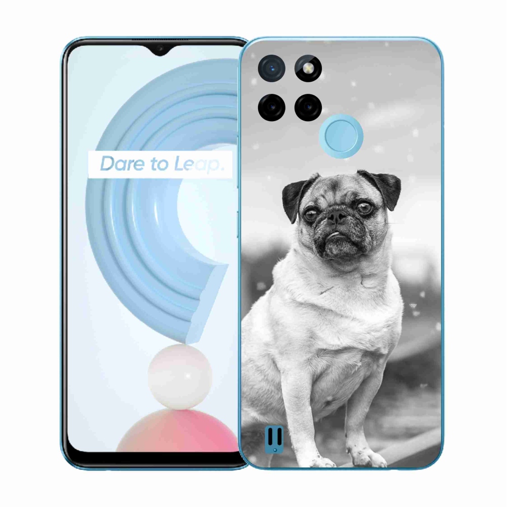 Gelový kryt mmCase na Realme C21Y/C25Y - mops