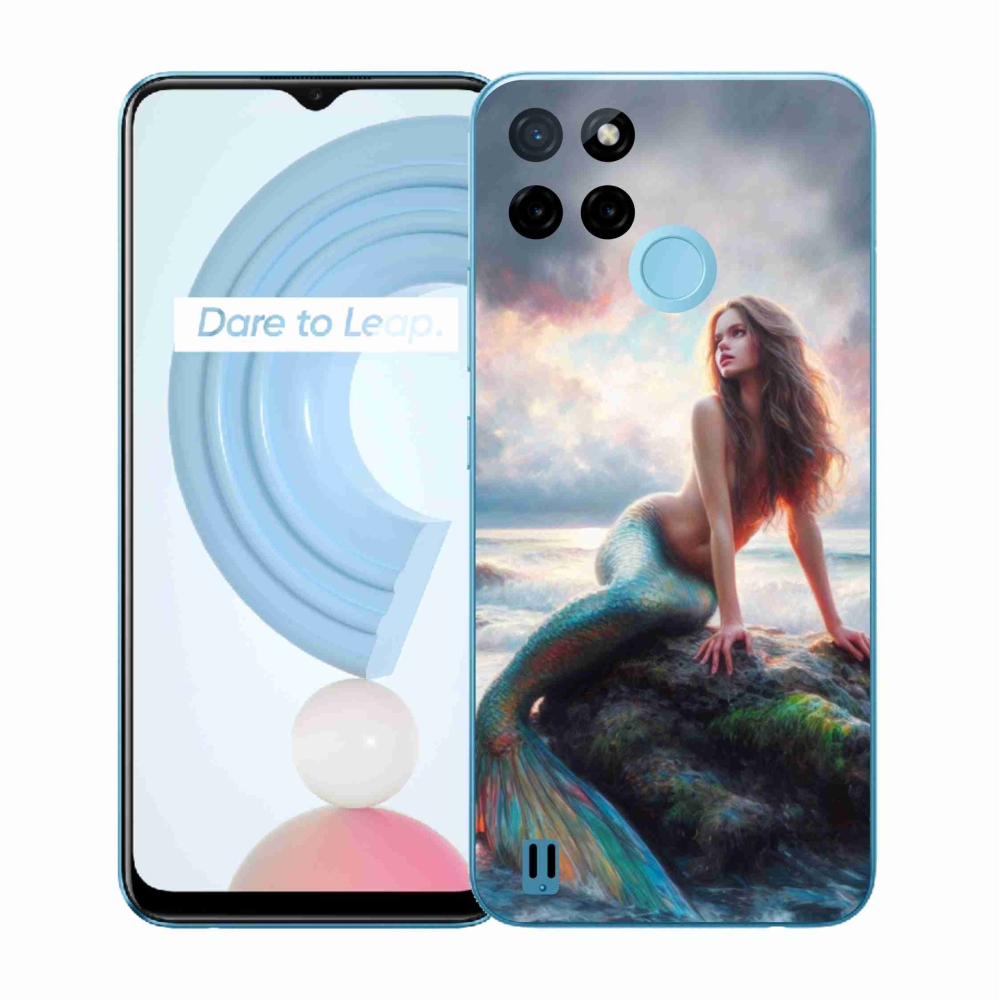 Gelový kryt mmCase na Realme C21Y/C25Y - mořská panna