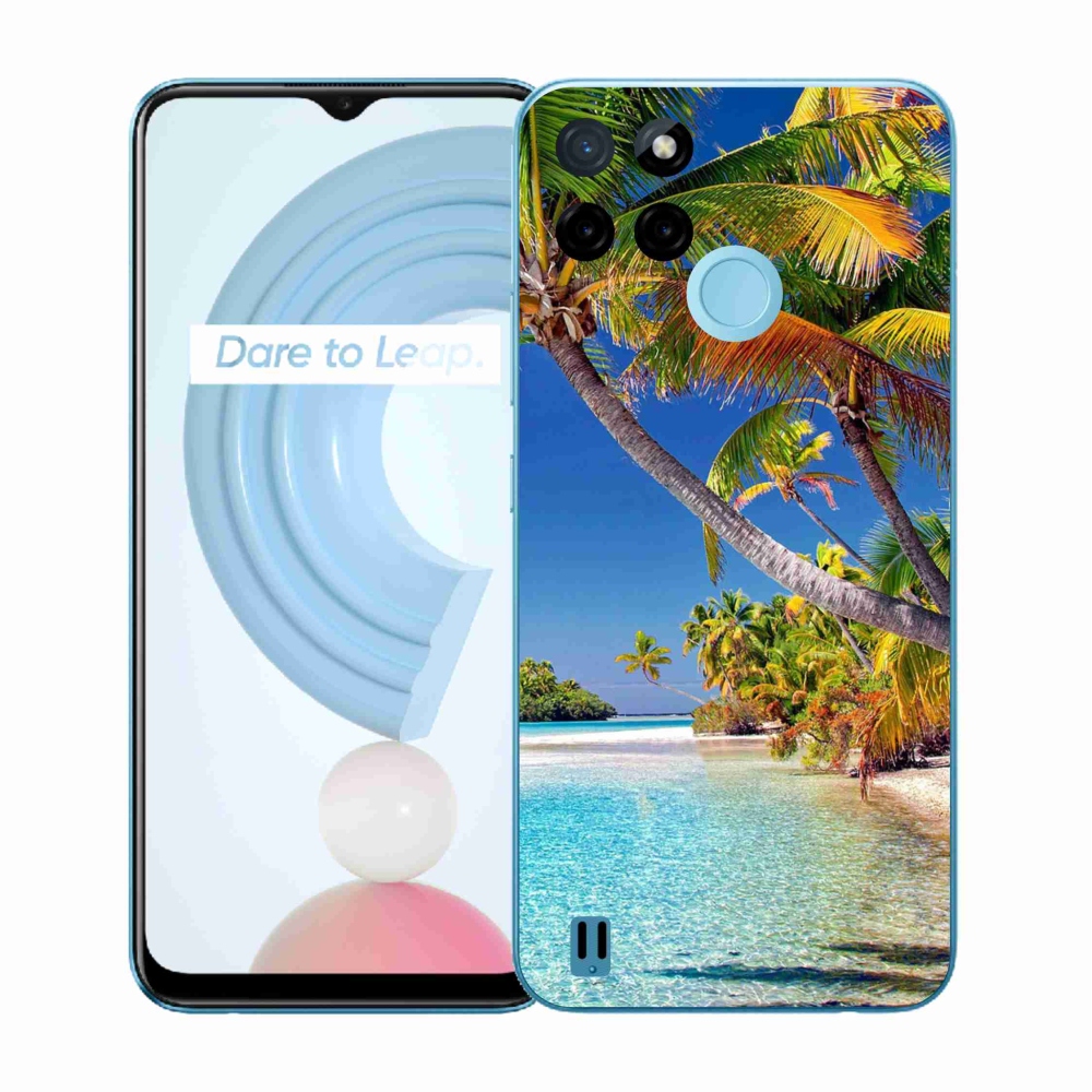 Gelový kryt mmCase na Realme C21Y/C25Y - mořská pláž