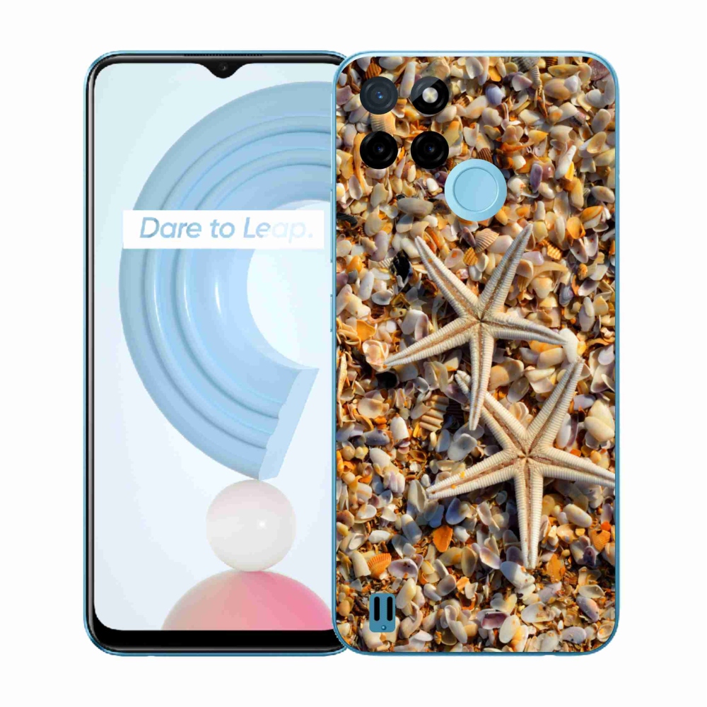 Gelový kryt mmCase na Realme C21Y/C25Y - mořské hvězdice