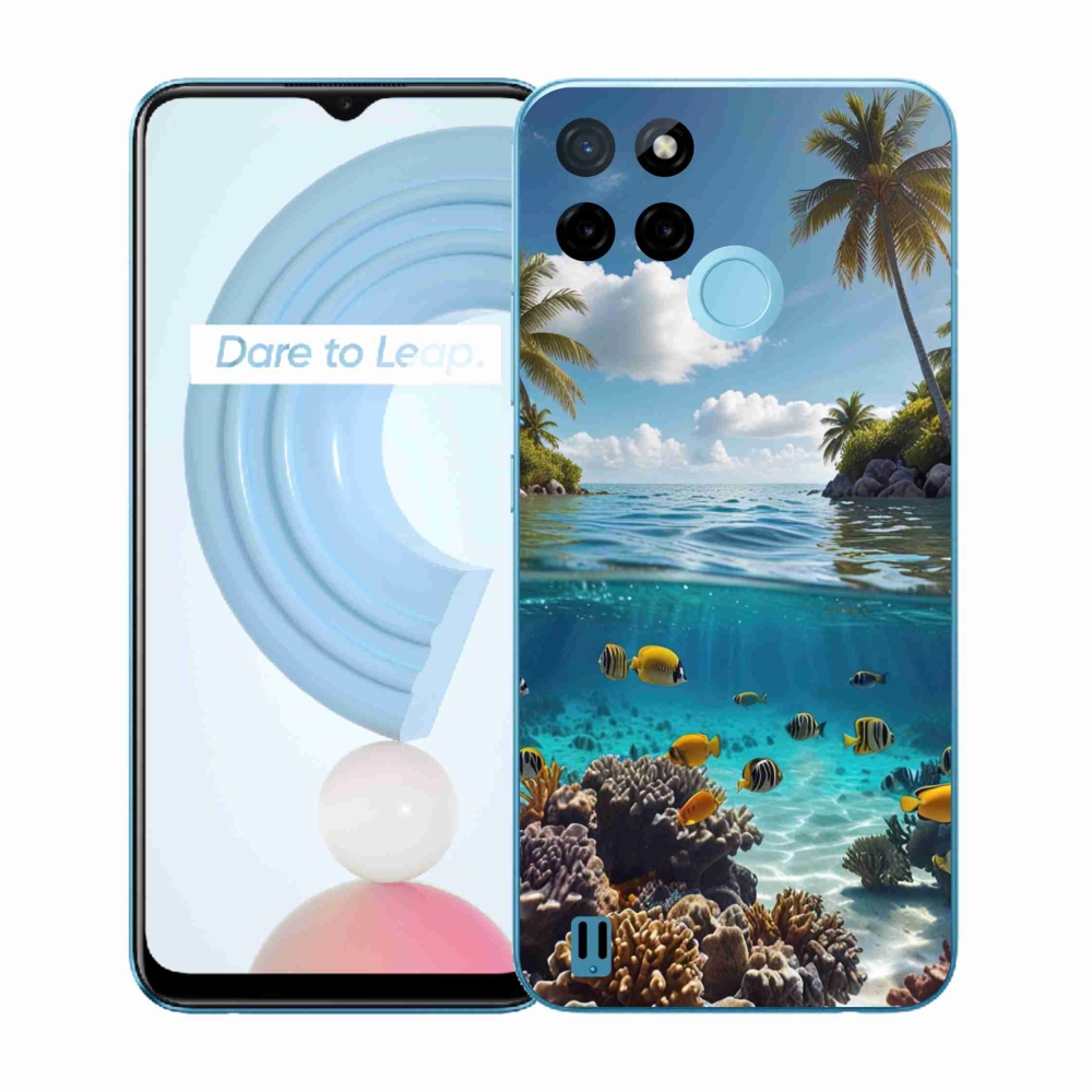 Gelový kryt mmCase na Realme C21Y/C25Y - mořský svět 4