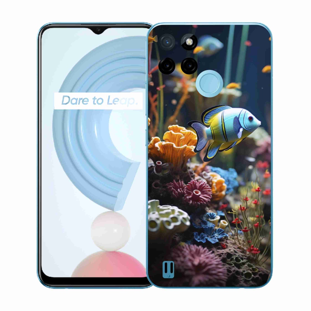 Gelový kryt mmCase na Realme C21Y/C25Y - mořský svět 5
