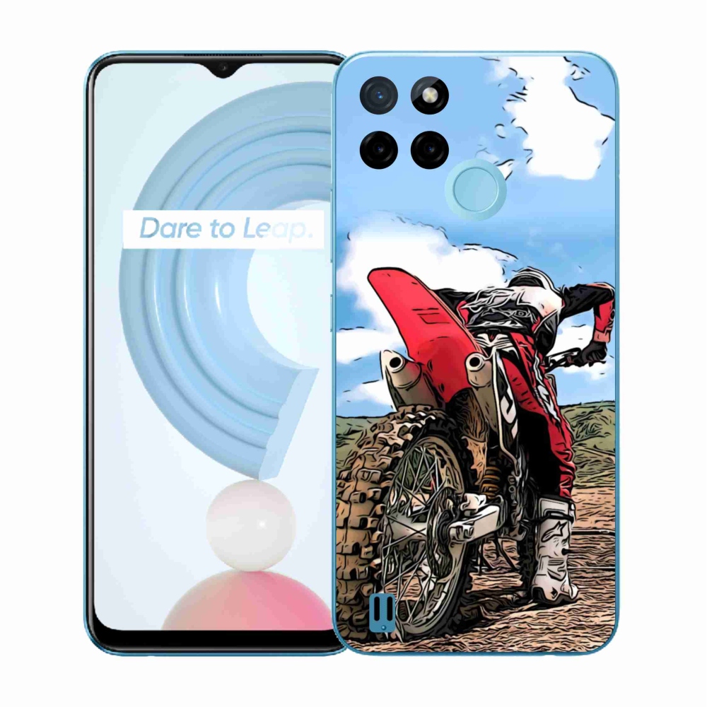 Gelový kryt mmCase na Realme C21Y/C25Y - moto