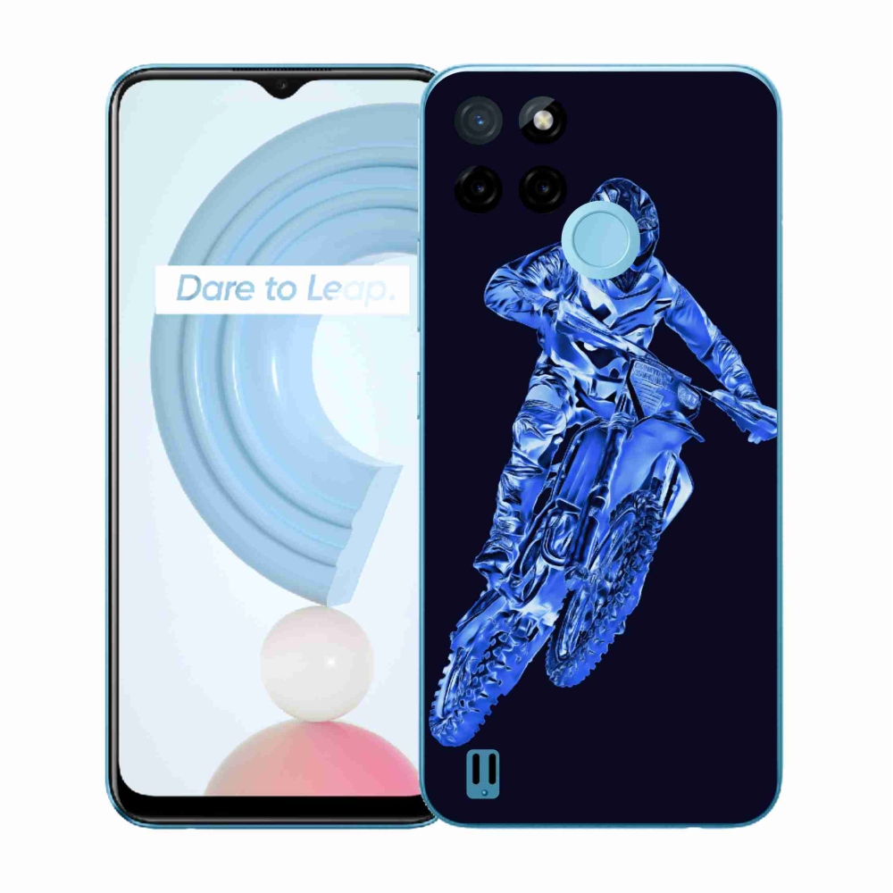 Gelový kryt mmCase na Realme C21Y/C25Y - motocross 1