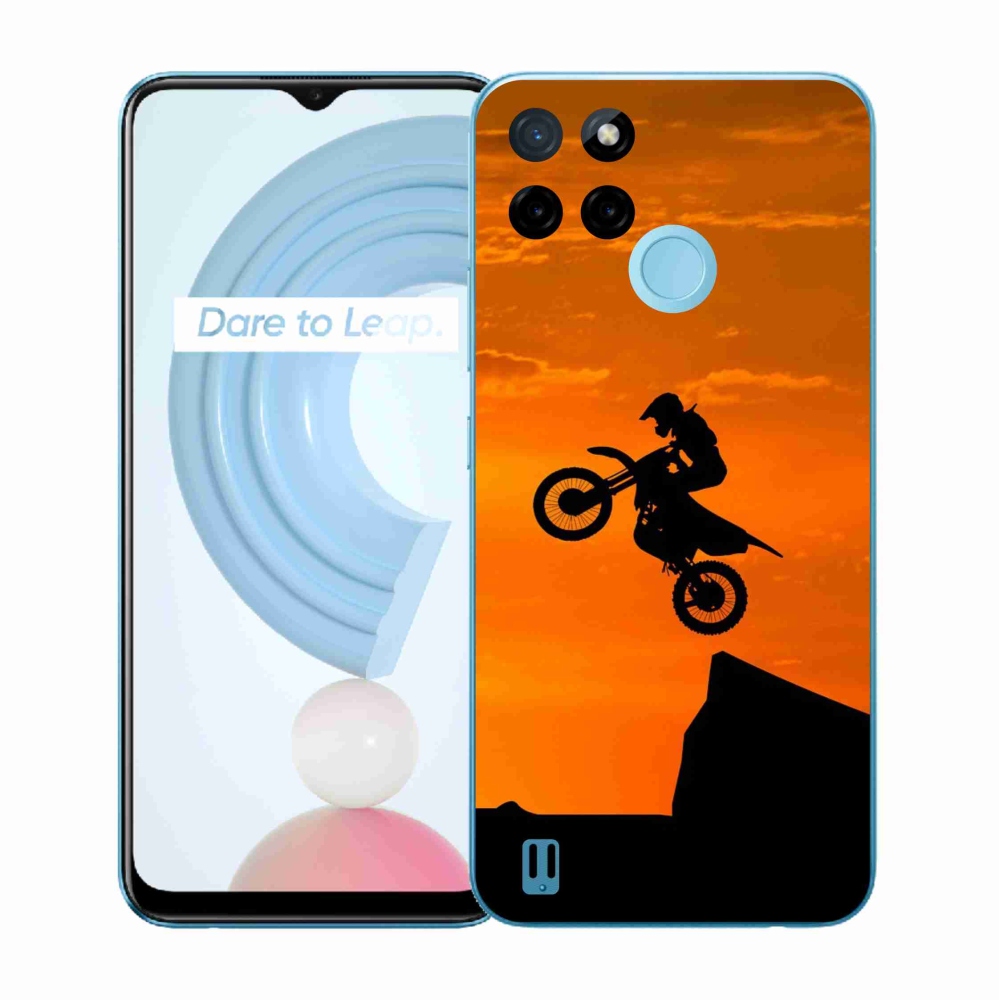 Gelový kryt mmCase na Realme C21Y/C25Y - motocross