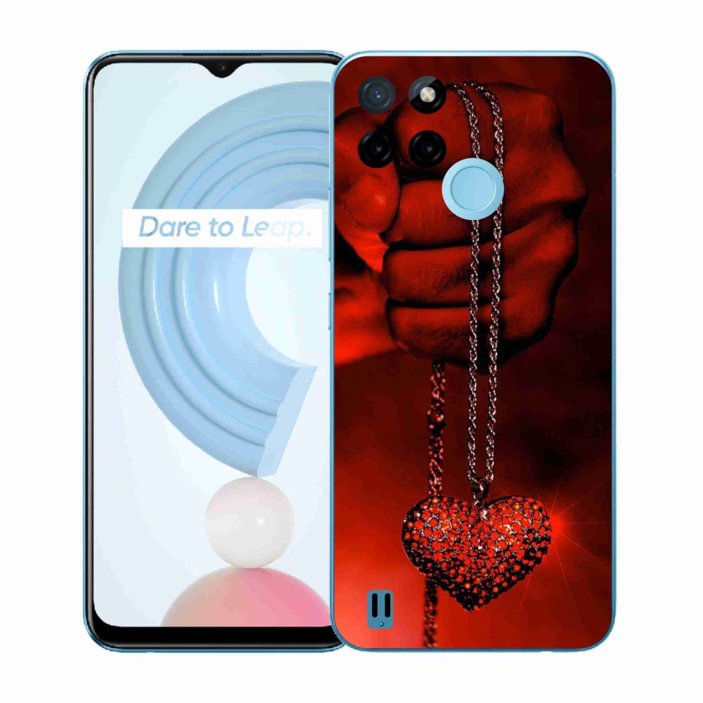 Gelový kryt mmCase na Realme C21Y/C25Y - náhrdelník