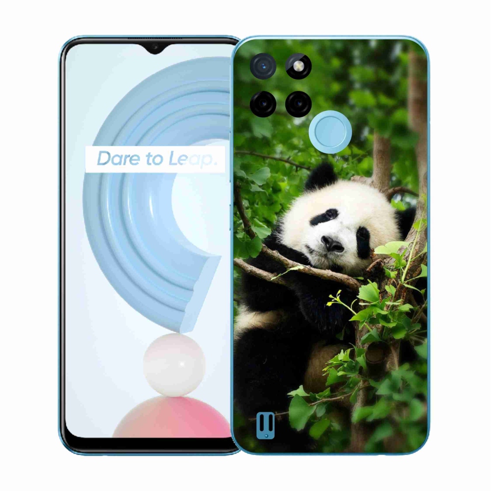 Gelový kryt mmCase na Realme C21Y/C25Y - panda