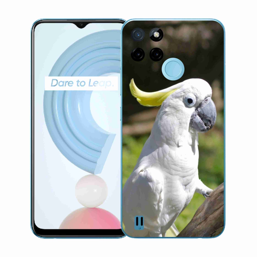 Gelový kryt mmCase na Realme C21Y/C25Y - papoušek kakadu 2