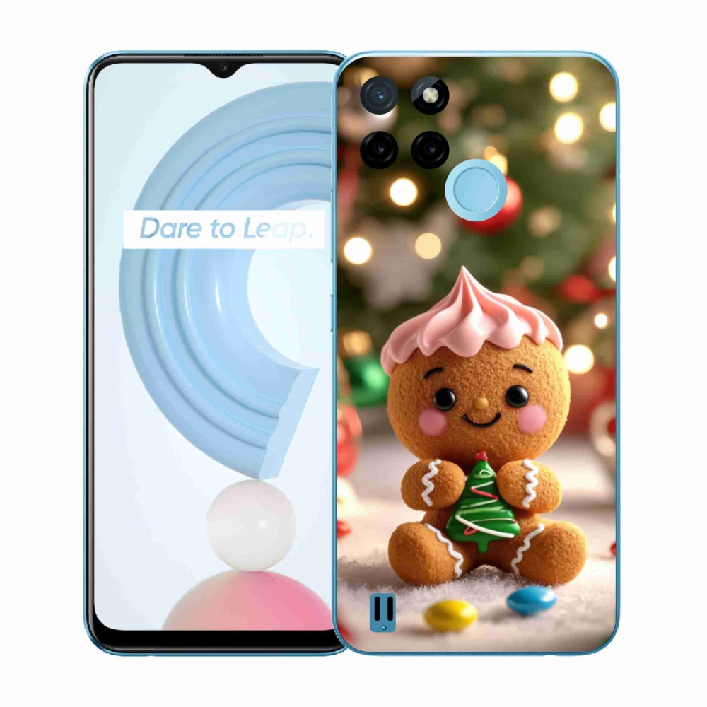 Gelový kryt mmCase na Realme C21Y/C25Y - perníček