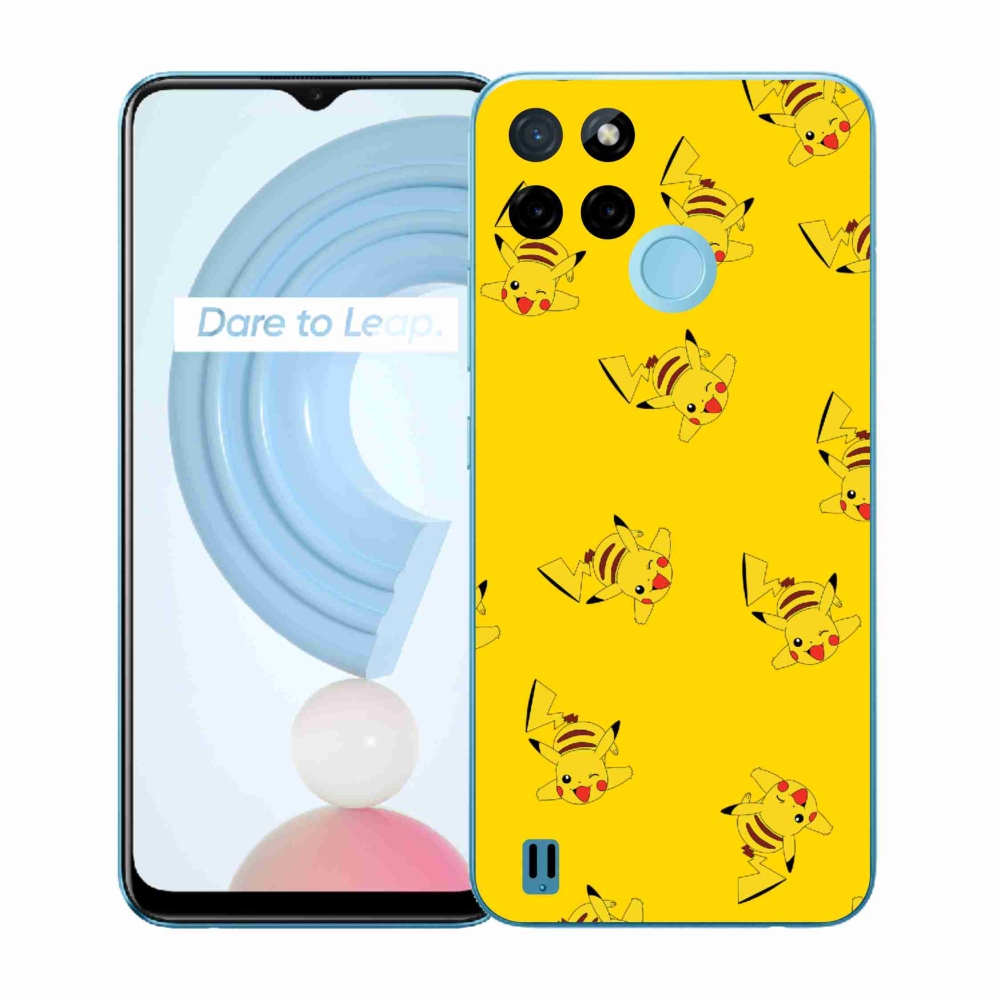 Gelový kryt mmCase na Realme C21Y/C25Y - pikachu