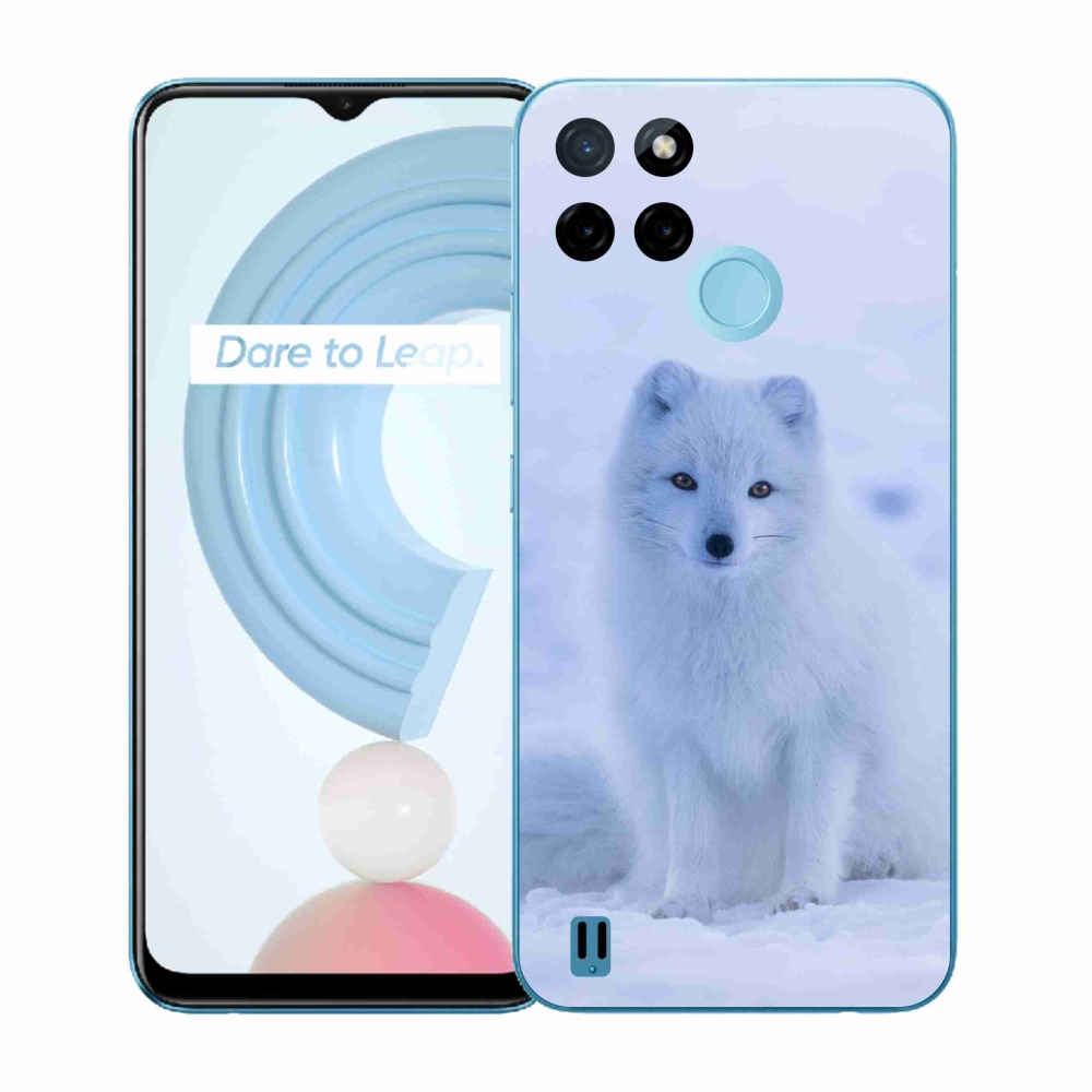 Gelový kryt mmCase na Realme C21Y/C25Y - polární liška