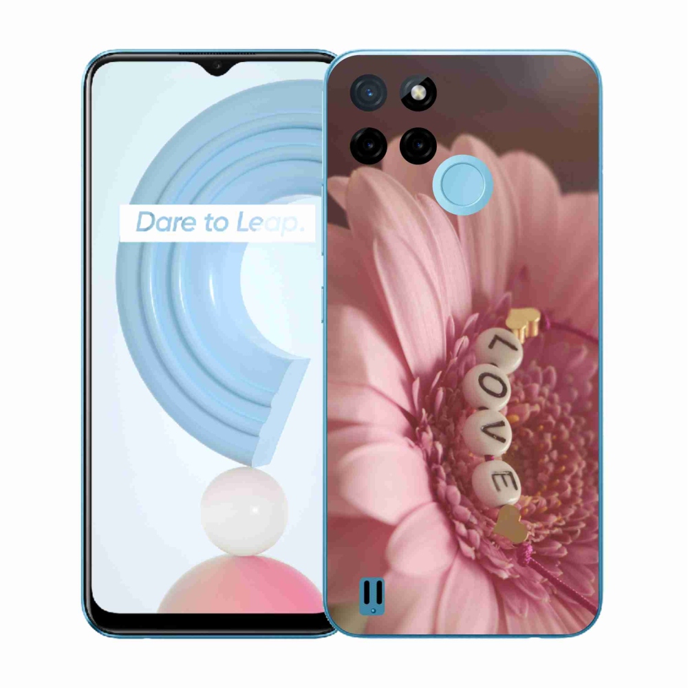 Gelový kryt mmCase na Realme C21Y/C25Y - přívěsek love