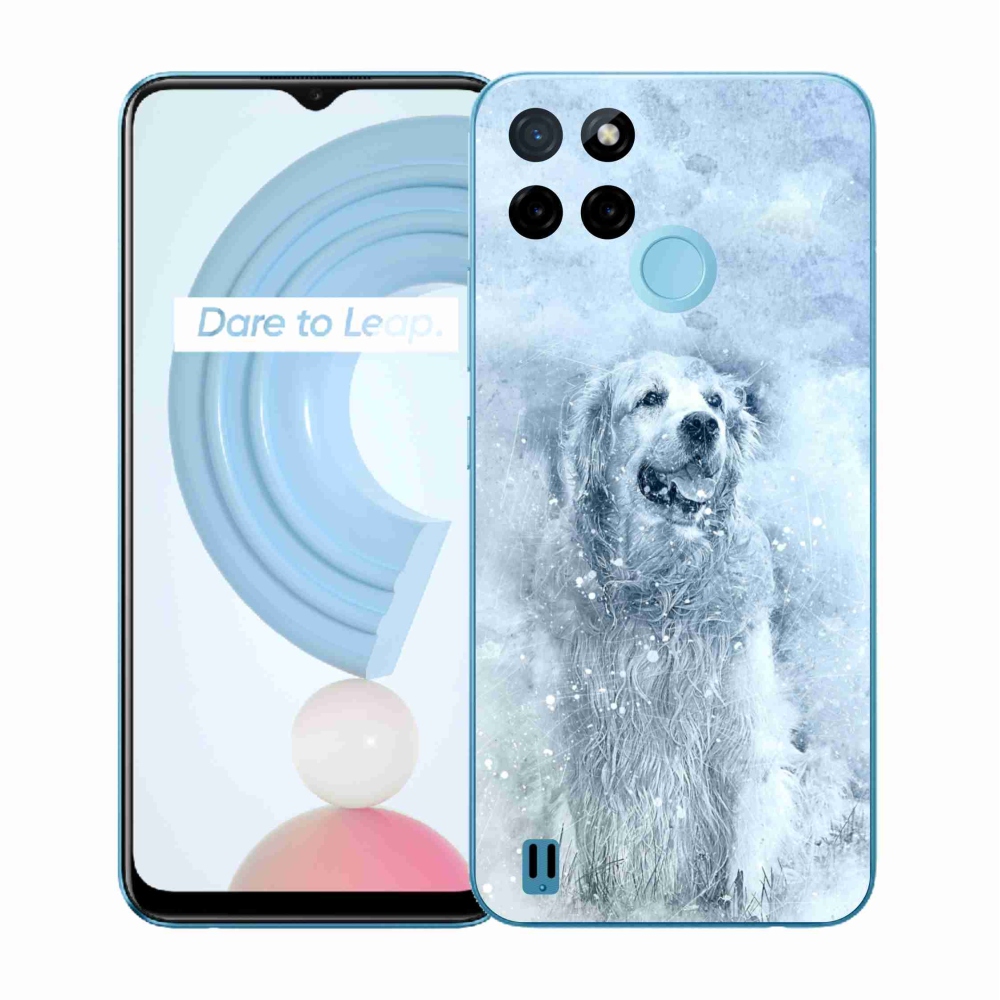 Gelový kryt mmCase na Realme C21Y/C25Y - retrívr