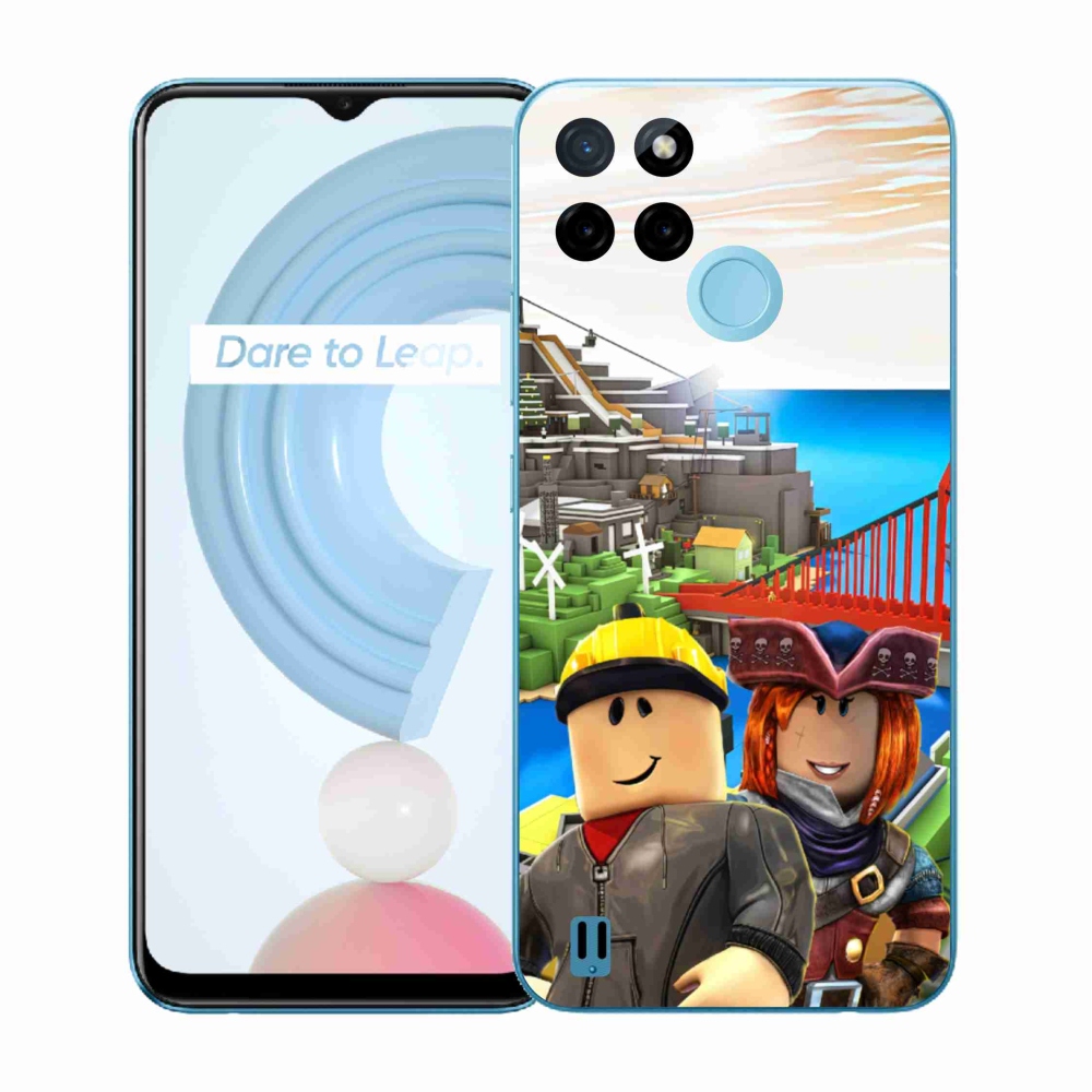 Gelový kryt mmCase na Realme C21Y/C25Y - roblox 1