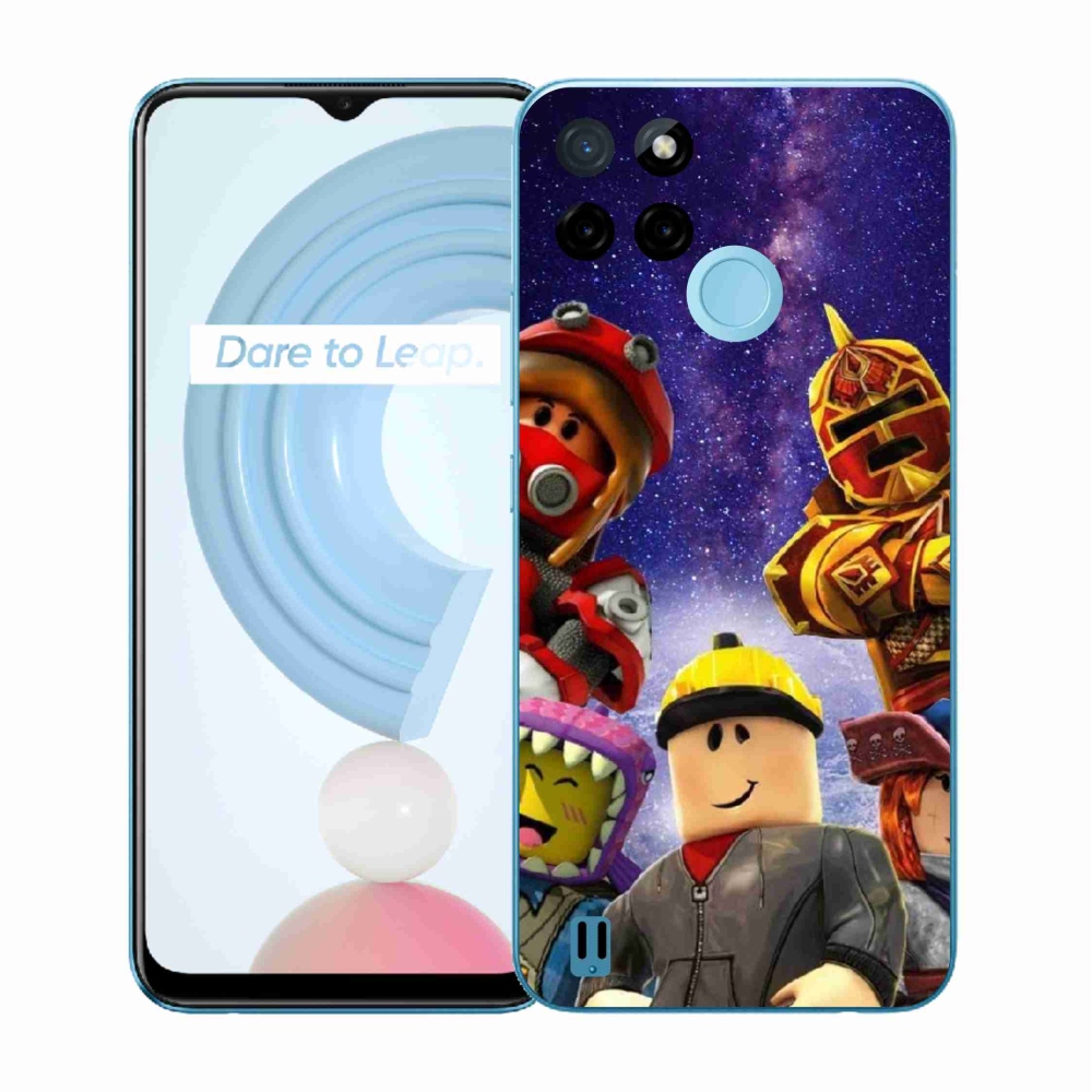 Gelový kryt mmCase na Realme C21Y/C25Y - roblox 3