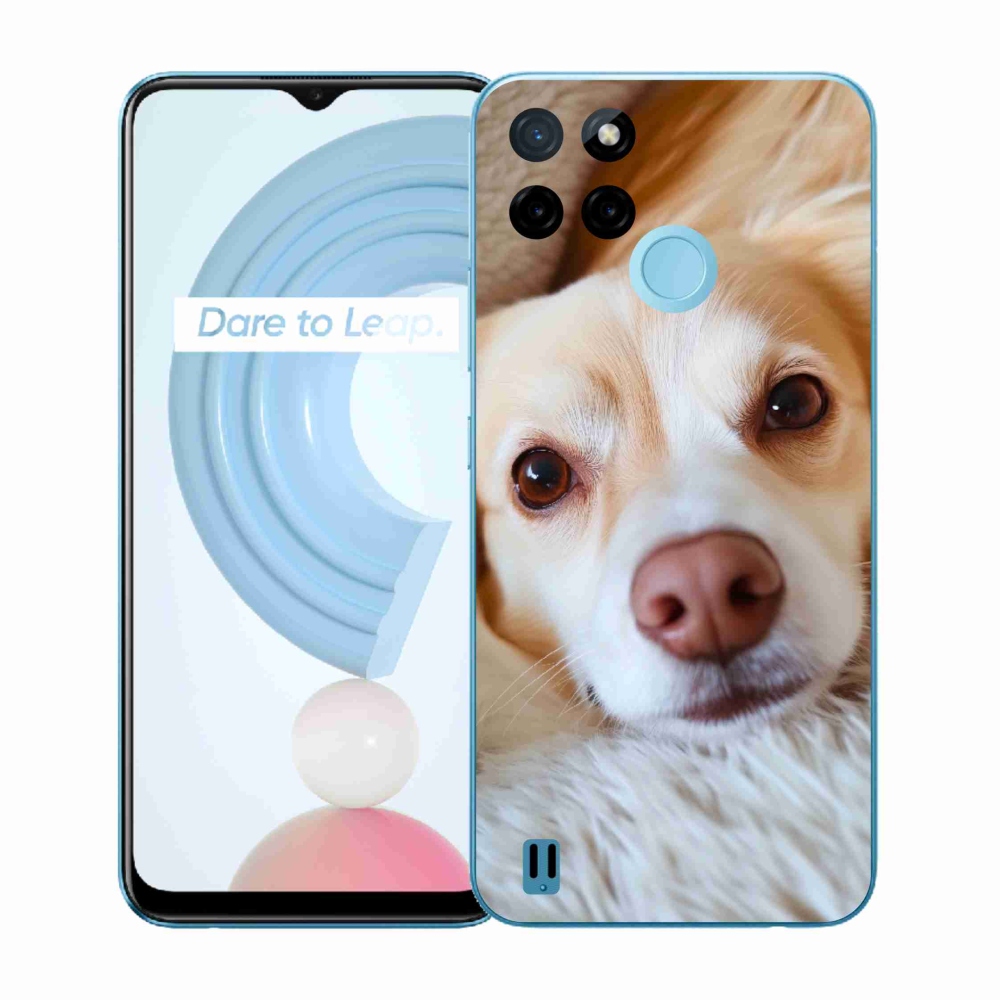 Gelový kryt mmCase na Realme C21Y/C25Y - Roztomilá čivava