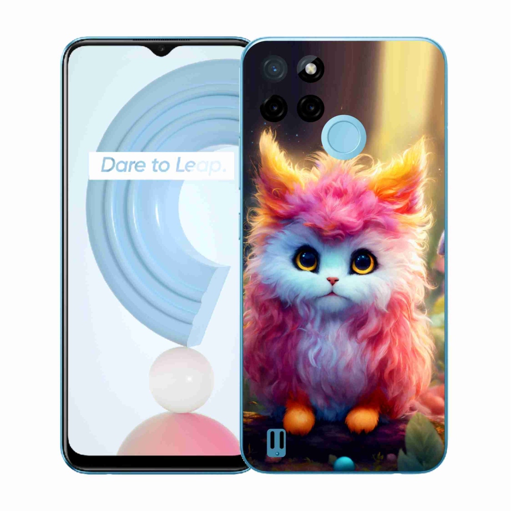 Gelový kryt mmCase na Realme C21Y/C25Y - roztomilé kotě 5