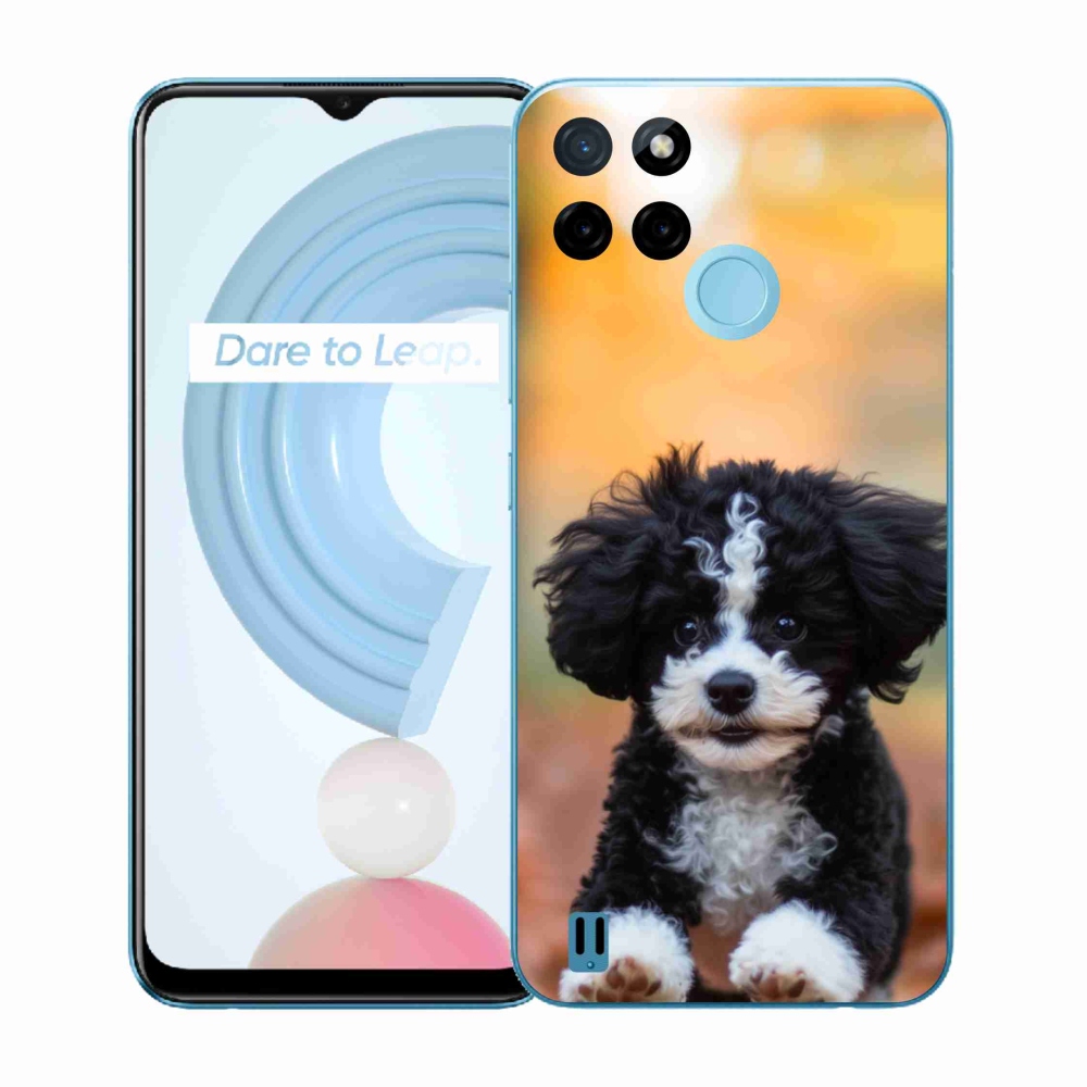 Gelový kryt mmCase na Realme C21Y/C25Y - roztomilé štěně 2