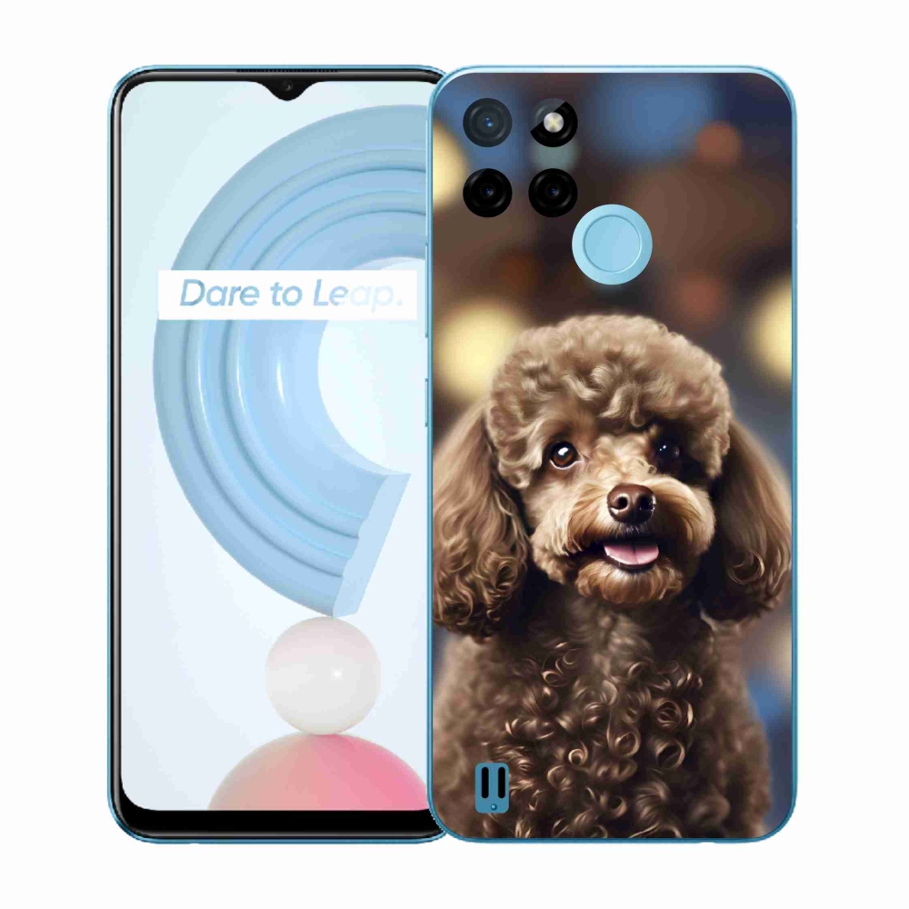 Gelový kryt mmCase na Realme C21Y/C25Y - roztomilý pudl