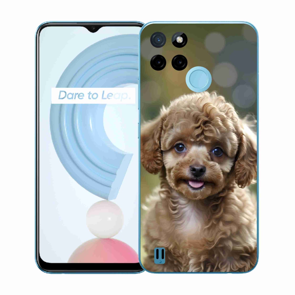 Gelový kryt mmCase na Realme C21Y/C25Y - roztomilý pudl