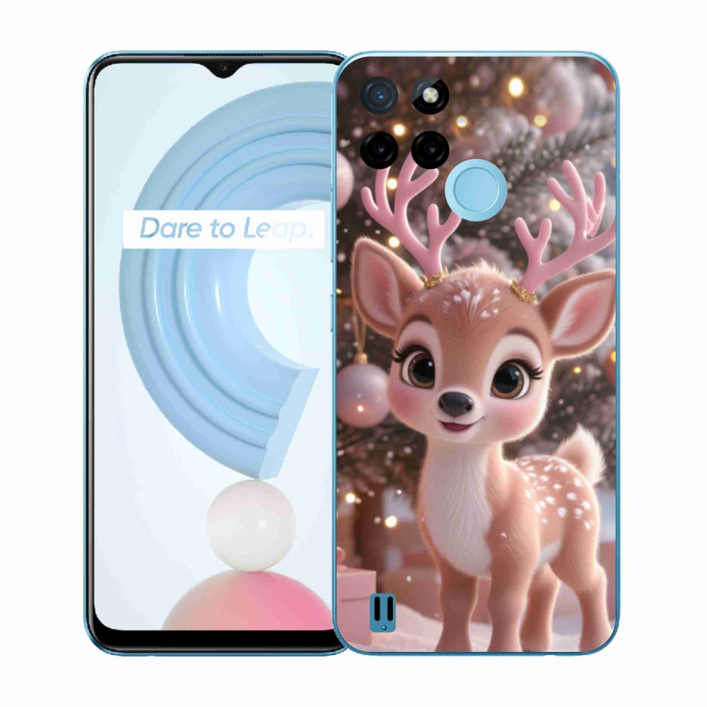 Gelový kryt mmCase na Realme C21Y/C25Y - roztomilý sob