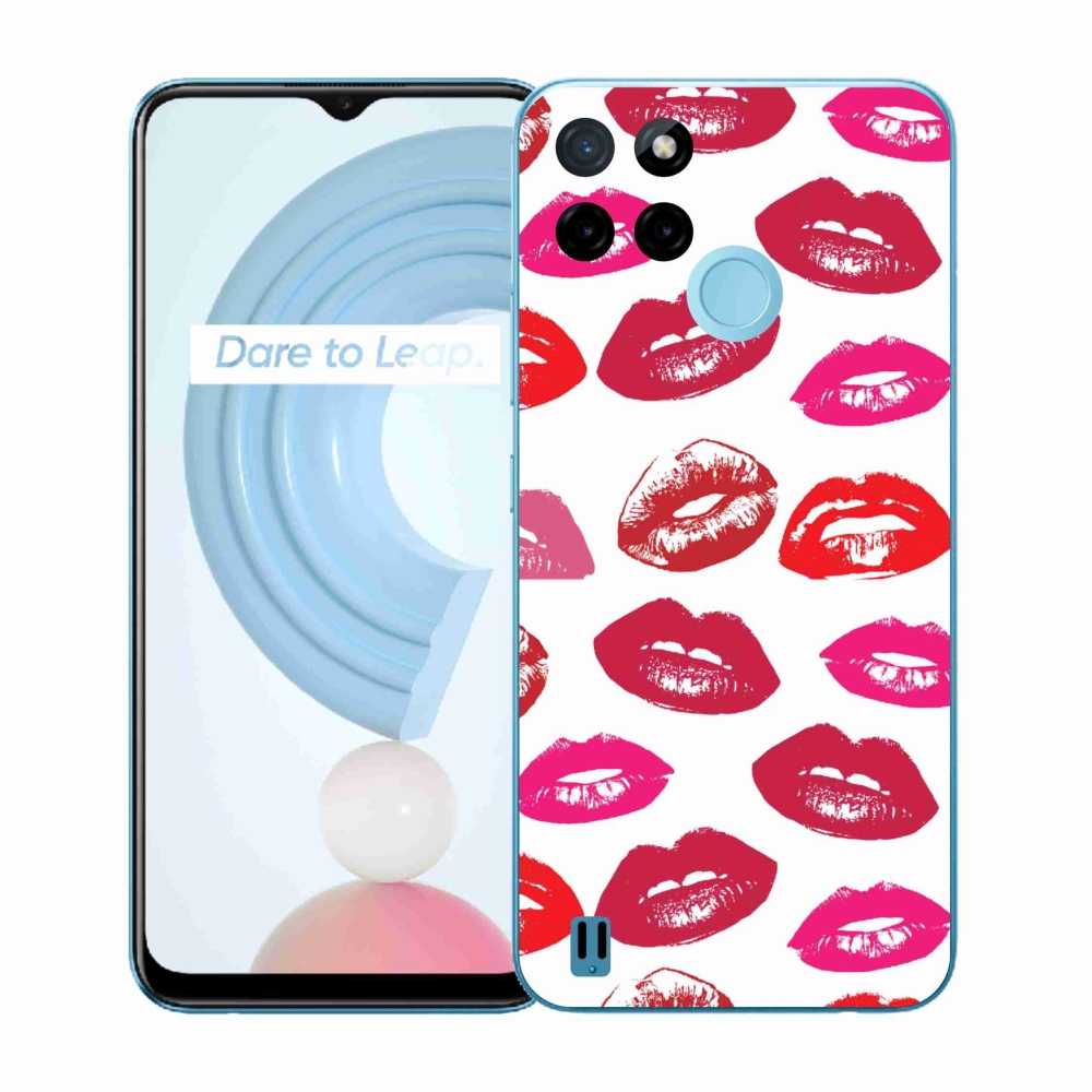 Gelový kryt mmCase na Realme C21Y/C25Y - rty
