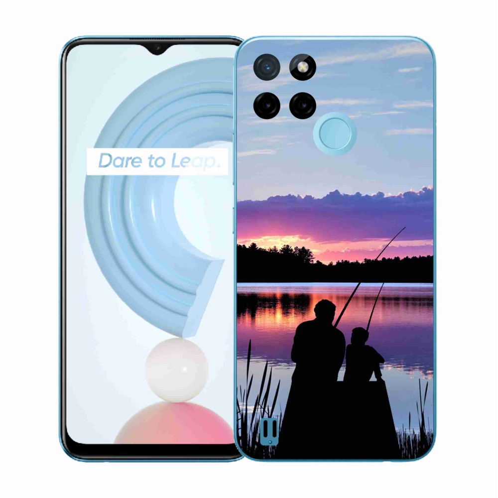 Gelový kryt mmCase na Realme C21Y/C25Y - rybaření 2