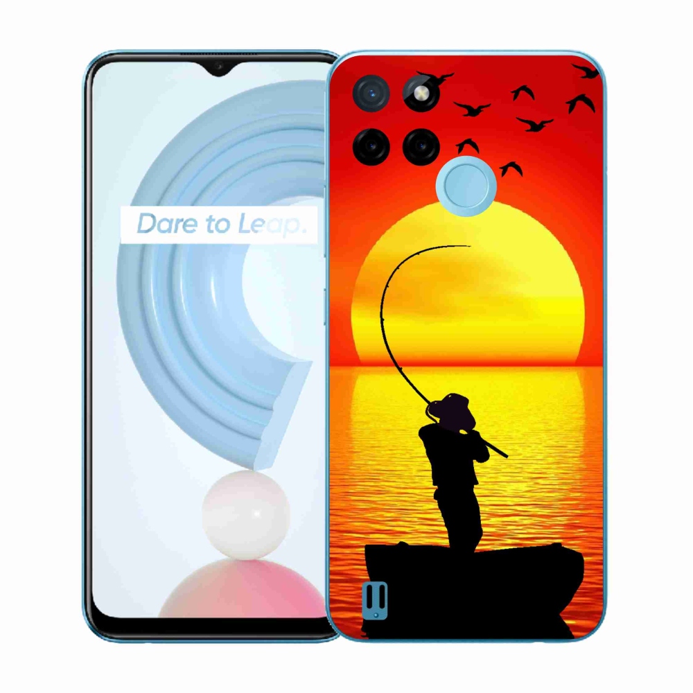 Gelový kryt mmCase na Realme C21Y/C25Y - rybaření